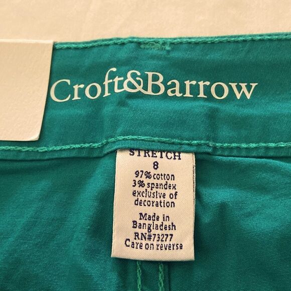 Croft & Barrow NWT Stretch Capri pants 8 - Picture 5 of 9